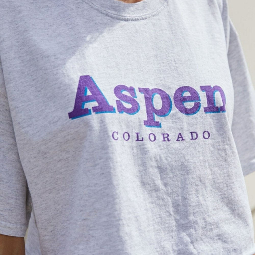John Galt Aspen Cropped T-Shirt